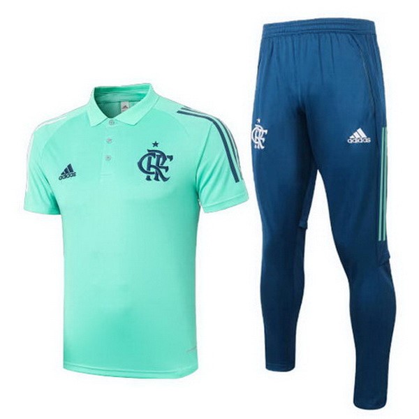 Polo Flamengo Conjunto Completo 2020-2021 Verde